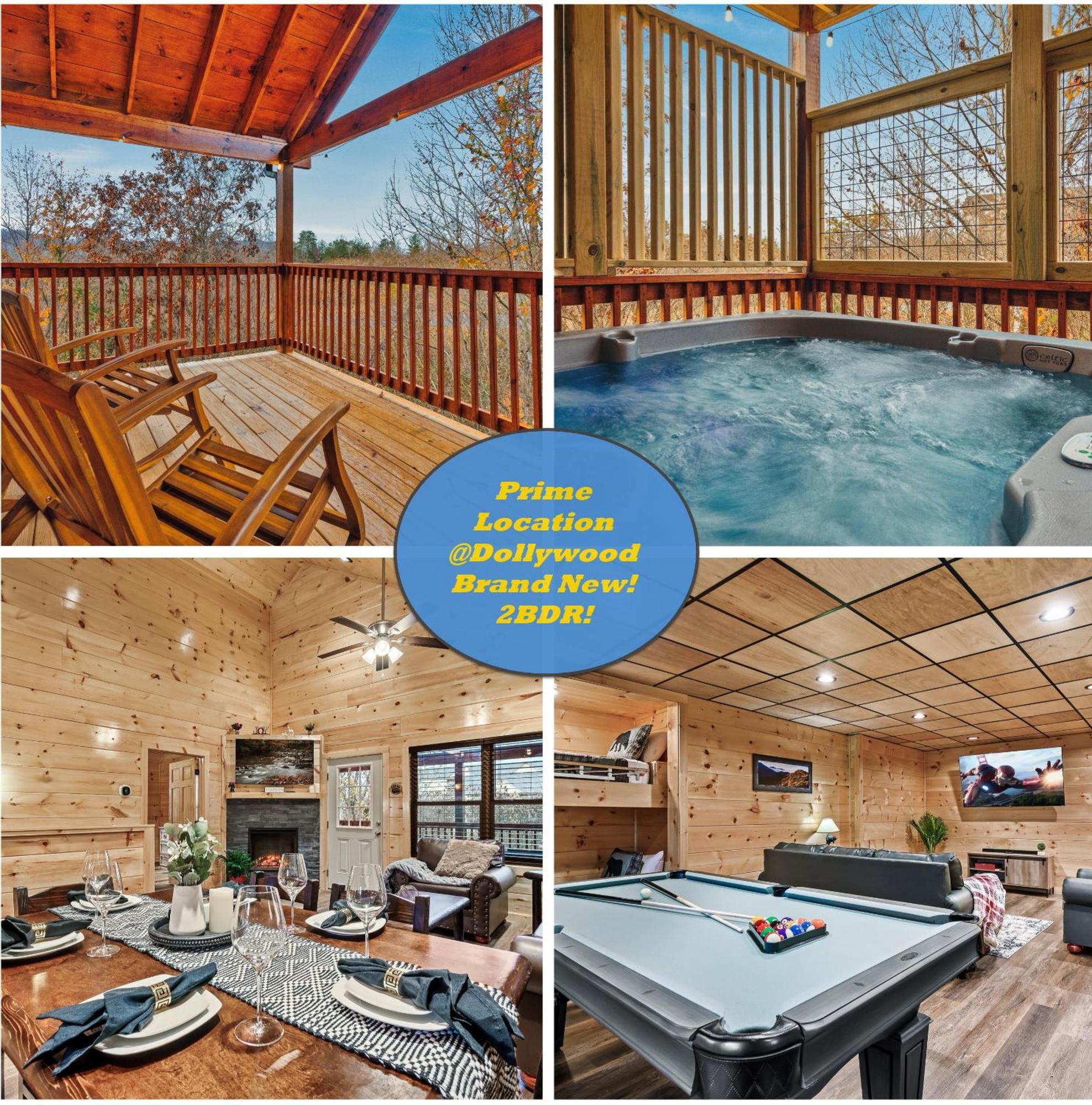Mountains R Calling, Cozy Hideaway, King Beds, Hot-Tub, Arcade, Ev Ready 비둘기 포지 외부 사진