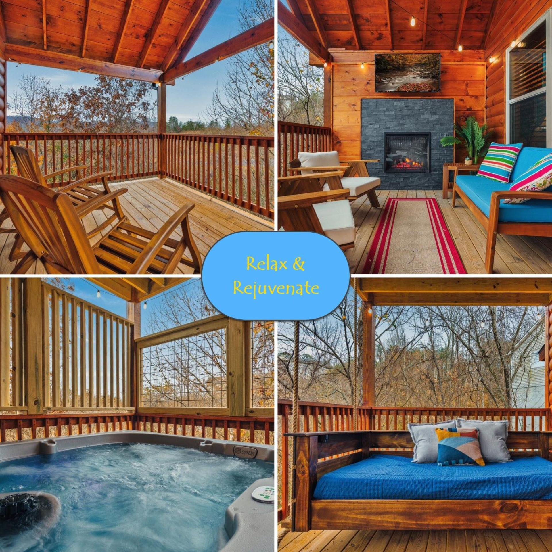Mountains R Calling, Cozy Hideaway, King Beds, Hot-Tub, Arcade, Ev Ready 비둘기 포지 외부 사진